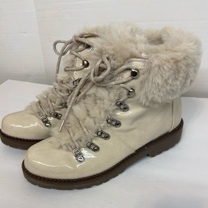 Last Chance - Cream Boots - Last Chance